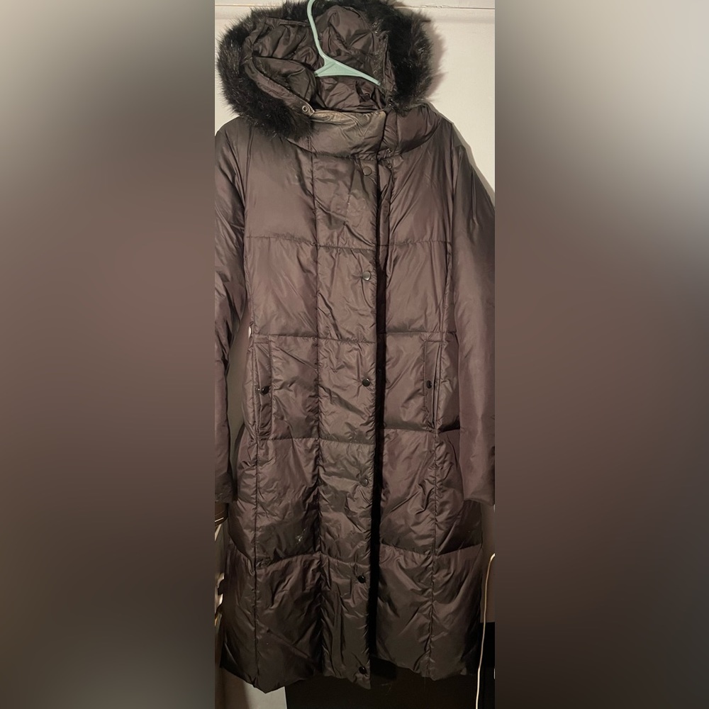 Women’s Long Oversized Snap Jacket
